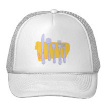 Dinnerware Cooking Design Template hats