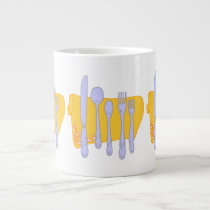 Dinnerware Cooking Design Template mugs
