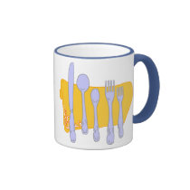 Dinnerware Cooking Design Template mugs