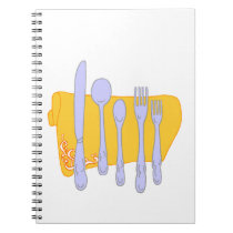 Dinnerware Cooking Design Template notebooks