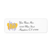 Dinnerware Design Label Template labels