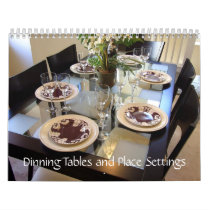 Dinning Tables and Place Settings calendars