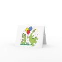 Dino 3rd Birthday Invitation cards