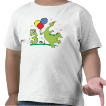 Dino 3rd Birthday Tee Shirts