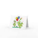 Dino 4th Birthday Invitation cards by Kewlkids Dino 4th Birthday Invitation cards