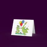 Dino 5th Birthday Invitation