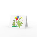 Dino 6th Birthday Invitation cards by Kewlkids Dino 6th Birthday Invitation cards