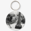 Dino Attacks NYC Keychain