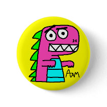 Dino Button by attackalackey Dino Button
