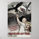 Dino D-Day: Microraptor posters