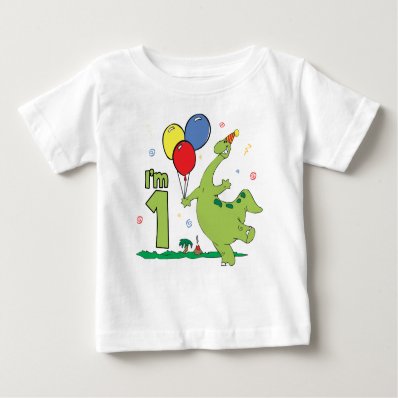Dino First Birthday T-shirts