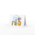 Dino Fun 5th Birthday Invitation cards by Kewlkids Dino Fun 5th Birthday Invitation cards