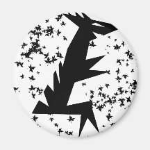 Dino Leaves Magnets