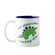 Dino Loving Kid Coffee Mug