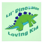 Dino Loving Kid Personalized Invites