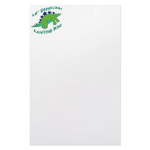 Dino Loving Kid stationery by 365BabyGear Dino Loving Kid stationery