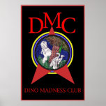 DINO MADNESS/RED  Item#154/pos Poster