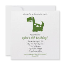 Dino-mite Invitation