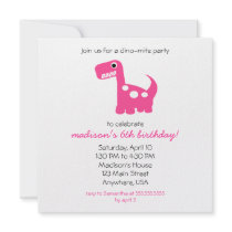 Dino-mite Invitation