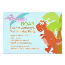 Dinosaur Birthday Party Invitations on Green Dinosaur Birthday Party Invitation Kids Invitations   Kootation