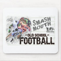 Dino Old School Football Mousepad by fantasyfootball Dino Old School Football Mousepad