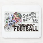 Dino Old School Football Mousepad