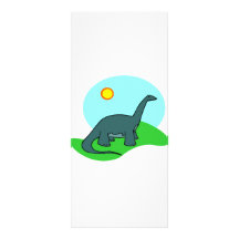 Dino Personalized Rack Card