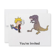 Dino Rampage invitations