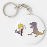 Dino Rampage Key Chain