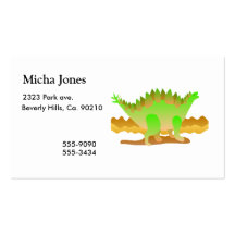 Dino Rawr Business Card Template