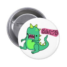 Dino Rawr Buttons