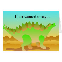 Dino Rawr In Green Cards