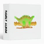 Dino Rawr Vinyl Binder