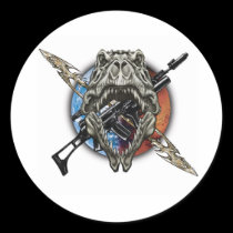 Dino Skull Sticker stickers