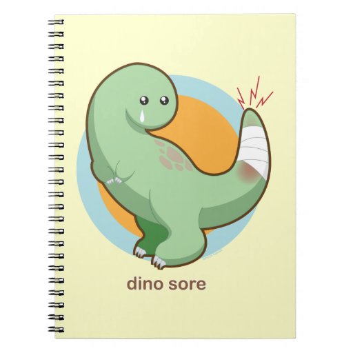 Dino Sore Note Book