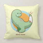 Dino Sore Throw Pillows
