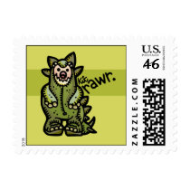 dino stomp. postage