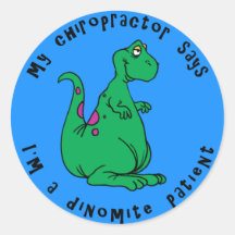 Dinomite Patient Stickers