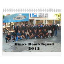 Dino's Bomb Squad Calendar