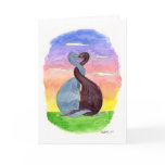 Dinos in Love:  Valentine's Day Card
