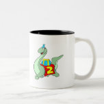 Dinosaur 2nd Birthday Gifts Mug