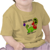 Dinosaur 2nd Birthday T-shirts and Gifts