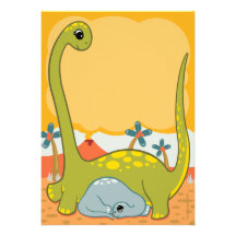 Dinosaur Baby Shower Invitations