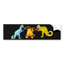 Dinosaur Barbecue Bumper Stickers