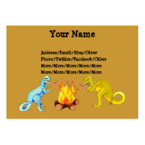 Dinosaur Barbecue Business Card