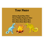 Dinosaur Barbecue Business Card