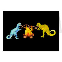 Dinosaur Barbecue Cards