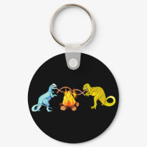 Dinosaur Barbecue keychains by godless_heathen Dinosaur Barbecue keychains