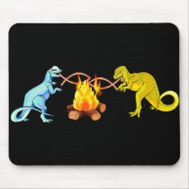 Dinosaur Barbecue mousepads