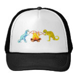 Dinosaur Barbecue Trucker Hats